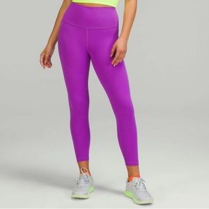 Lululemon Wunder Train High-Rise Tight with Pockets 25" Moonlit Magenta